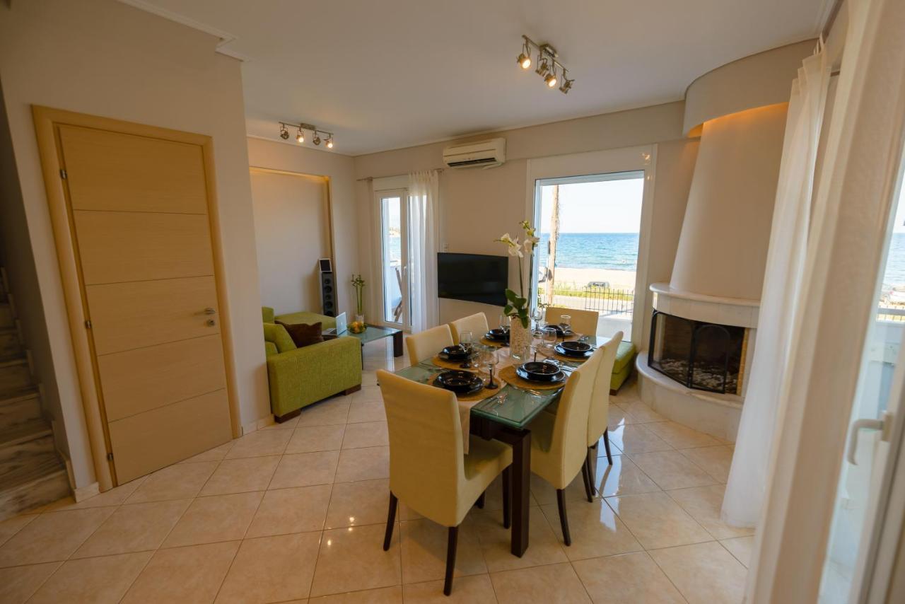 Lemoni Luxury Residence In Front Of The Sea Kechries Екстериор снимка