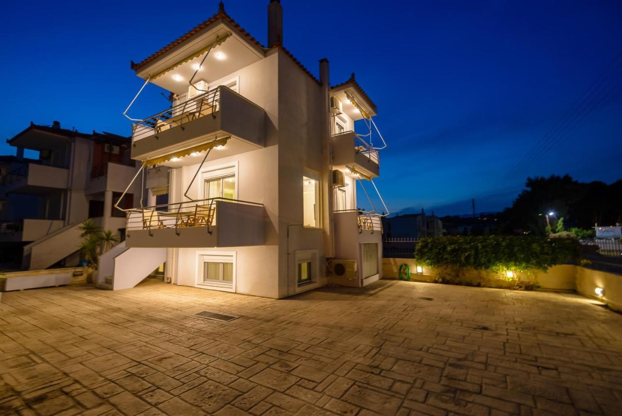 Lemoni Luxury Residence In Front Of The Sea Kechries Екстериор снимка